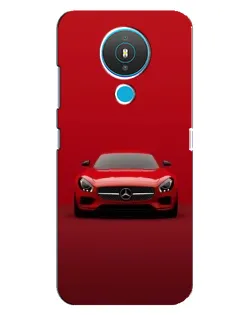 Чехол для Nokia 1.4 с картинкой «Красный Mercedes AMG»