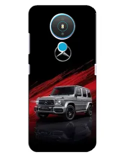 Чехол для Nokia 1.4 с картинкой «Mercedes G-Class красный»