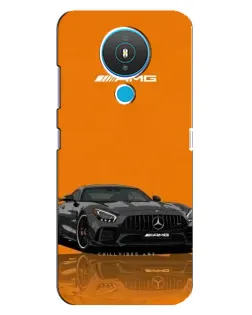 Чехол для Nokia 1.4 с картинкой «Оранжевый Mercedes AMG»