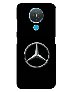Чехол для Nokia 1.4 с картинкой «Mercedes классический лого»