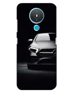 Чехол для Nokia 1.4 с картинкой «Свет фар Mercedes»