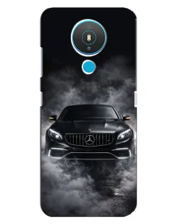 Чехол для Nokia 1.4 с картинкой «Mercedes в дыму»