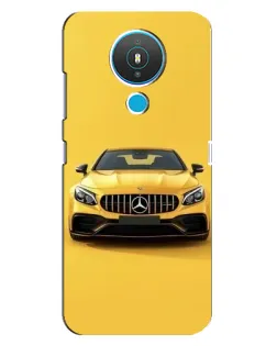 Чехол для Nokia 1.4 с картинкой «Желтый Mercedes GT»