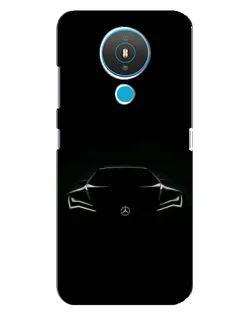 Чехол для Nokia 1.4 с картинкой «Mercedes — силуэт авто» Чехол для Nokia 1.4 с картинкой «Mercedes — силуэт авто»