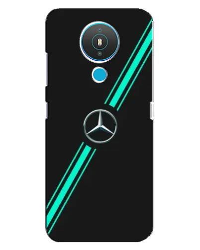 Чехол для Nokia 1.4 с картинкой «Спортивные линии Mercedes» Чехол для Nokia 1.4 с картинкой «Спортивные линии Mercedes»