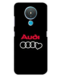 Чехол для Nokia 1.4 с картинкой «Логотип Audi Heart»