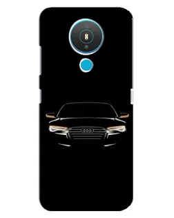 Чехол для Nokia 1.4 с картинкой «Audi — ночной контур»