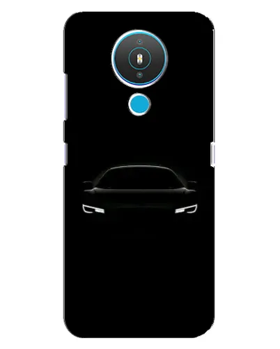 Чехол для Nokia 1.4 с картинкой «Взгляд Audi в темноте»