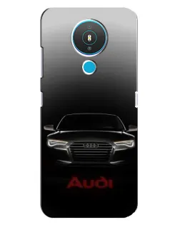 Чехол для Nokia 1.4 с картинкой «Audi — градиентный контур»