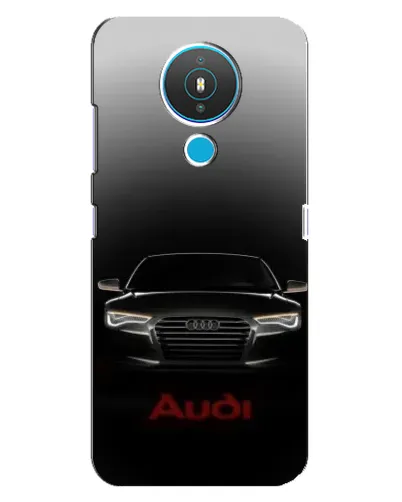 Чехол для Nokia 1.4 с картинкой «Audi — градиентный контур»