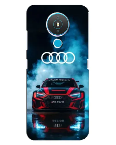 Чехол для Nokia 1.4 с картинкой «Audi Sport — неон»