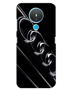 Чехол для Nokia 1.4 с картинкой «Audi — абстрактные кольца»