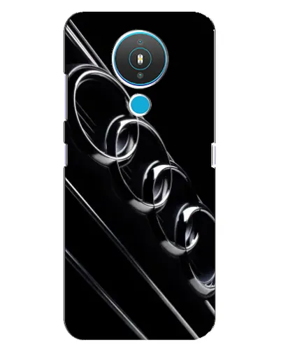 Чехол для Nokia 1.4 с картинкой «Audi — абстрактные кольца»