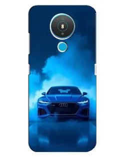 Чехол для Nokia 1.4 с картинкой «Audi — голубая энергия»