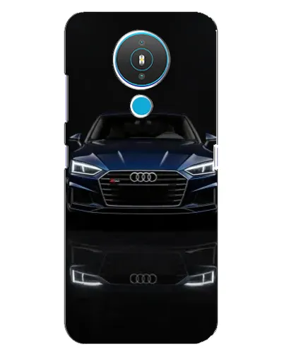 Чехол для Nokia 1.4 с картинкой «Audi — ночное отражение»