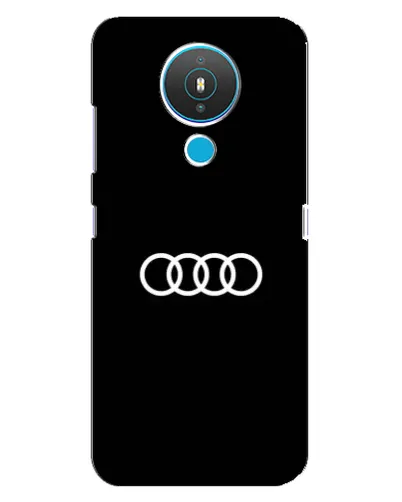 Чехол для Nokia 1.4 с картинкой «Audi White Logo»