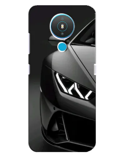 Чехол для Nokia 1.4 с картинкой «Lamborghini фары детализация»