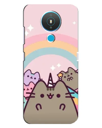 Чехол для Nokia 1.4 с картинкой «Единорог Pusheen»