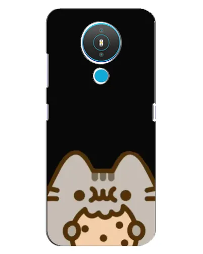 Чехол для Nokia 1.4 с картинкой «Пушин на черном»