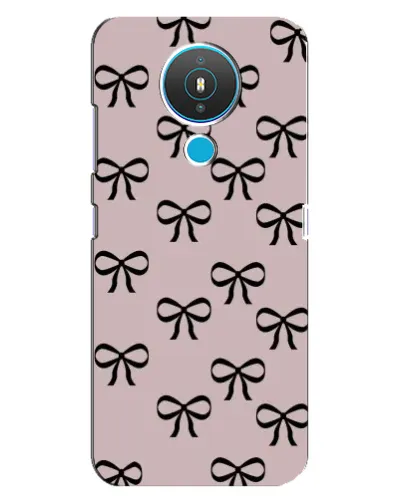 Чехол для Nokia 1.4 с картинкой «Черные бантики» Чехол для Nokia 1.4 с картинкой «Черные бантики»