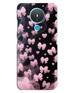 Чехол для Nokia 1.4 с картинкой «Неоновое кружево»