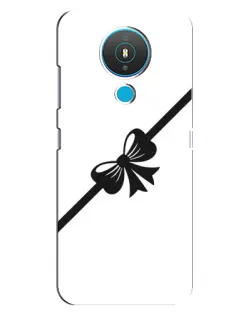 Чехол для Nokia 1.4 с картинкой «Диагональный бант»