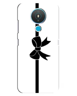 Чехол для Nokia 1.4 с картинкой «Вертикальный бант»