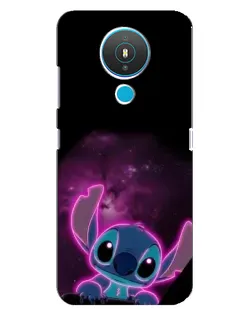 Чехол для Nokia 1.4 с картинкой «Неоновый Stitch»