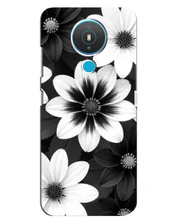 Чохол для Nokia 1.4 з картинкою «Монохромні айстри» Чохол для Nokia 1.4 з картинкою «Монохромні айстри»
