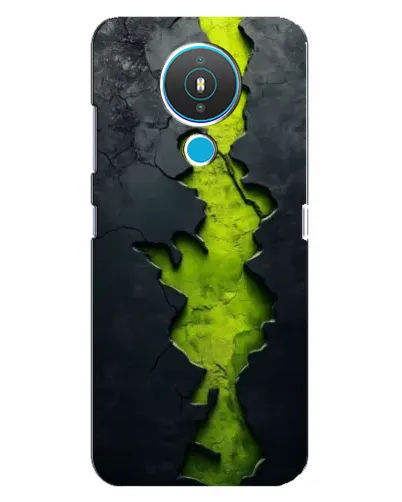 Чехол для Nokia 1.4 с картинкой «Салатовый разлом скалы» Чехол для Nokia 1.4 с картинкой «Салатовый разлом скалы»