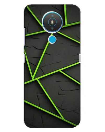 Чехол для Nokia 1.4 с картинкой «Зеленые геометрические линии» Чехол для Nokia 1.4 с картинкой «Зеленые геометрические линии»