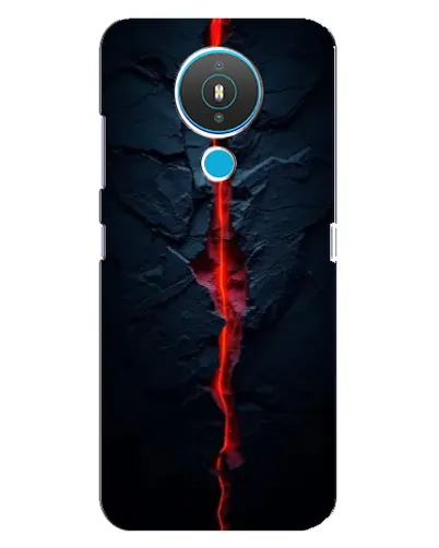 Чехол для Nokia 1.4 с картинкой «Kрасная лавовая трещина» Чехол для Nokia 1.4 с картинкой «Kрасная лавовая трещина»