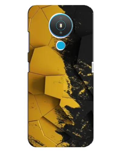 Чехол для Nokia 1.4 с картинкой «Золотые осколки геометрии» Чехол для Nokia 1.4 с картинкой «Золотые осколки геометрии»