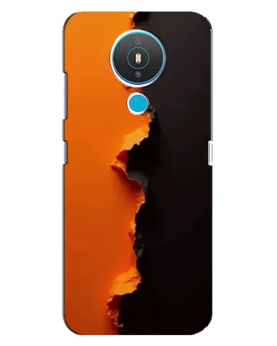 Чехол для Nokia 1.4 с картинкой «Оранжевый разлом» Чехол для Nokia 1.4 с картинкой «Оранжевый разлом»