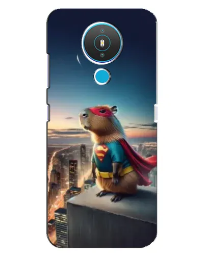 Чехол для Nokia 1.4 с картинкой «Капи-мен супергерой»