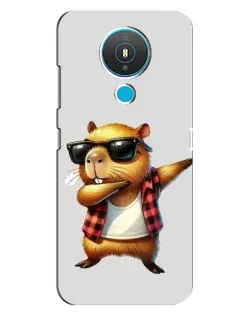 Чохол для Nokia 1.4 з картинкою «Капібара репер даб»