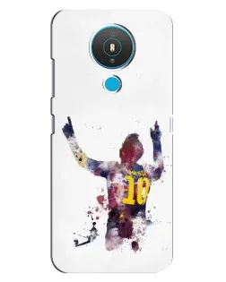 Чехол для Nokia 1.4 с картинкой «Акварельный Месси Барселона» Чехол для Nokia 1.4 с картинкой «Акварельный Месси Барселона»