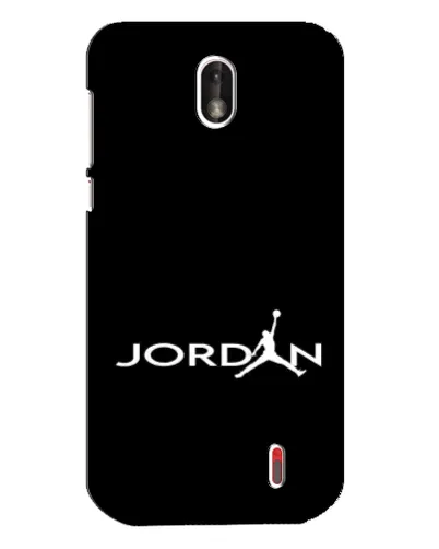 Чехол для Nokia 1 с картинкой «Jordan White Logo»