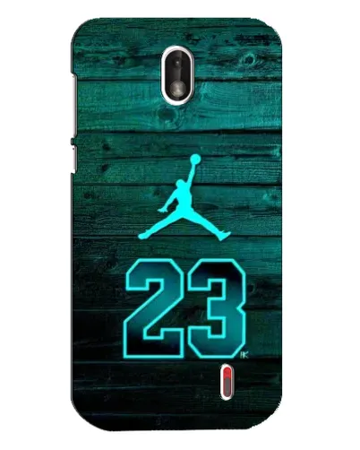 Чехол для Nokia 1 с картинкой «Jordan Cyan 23»
