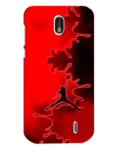 Чехол для Nokia 1 с картинкой «Jordan Red Smoke»