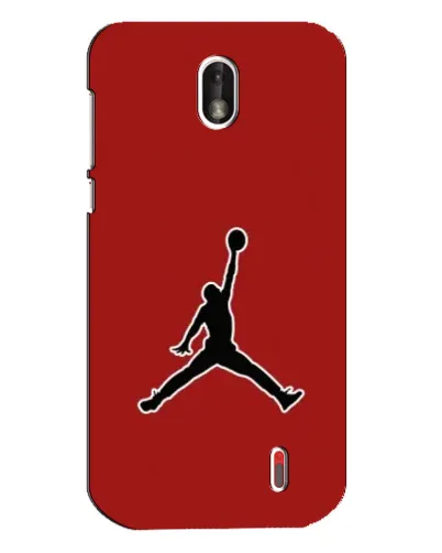 Чехол для Nokia 1 с картинкой «Jordan Red Back»