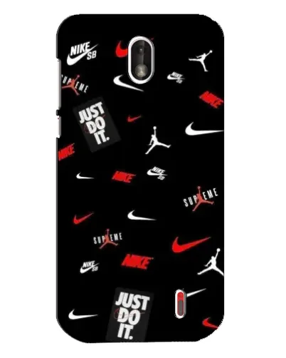 Чехол для Nokia 1 с картинкой «Nike Mix Pattern»
