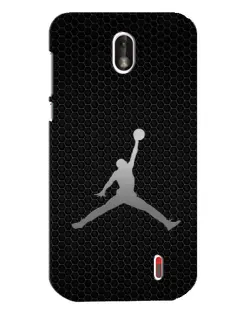 Чехол для Nokia 1 с картинкой «Jordan Dark Carbon»