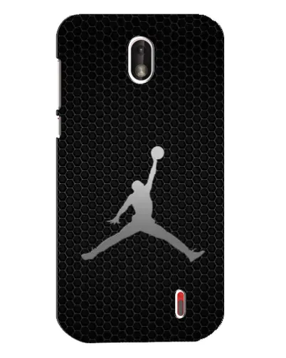 Чехол для Nokia 1 с картинкой «Jordan Dark Carbon»