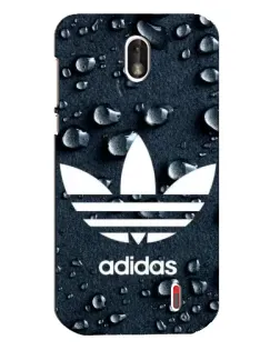 Чехол для Nokia 1 с картинкой «Adidas Trefoil Blue»