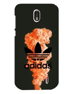 Чохол для Nokia 1 з картинкою «Помаранчевий дим Adidas»