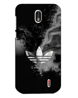 Чохол для Nokia 1 з картинкою «Абстрактний дим Adidas»
