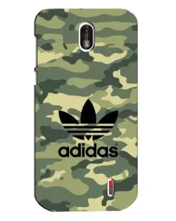 Чохол для Nokia 1 з картинкою «Мілітарі стиль Adidas»
