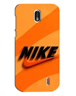 Чехол для Nokia 1 с картинкой «Оранжевый драйв Nike»
