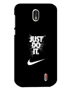 Чехол для Nokia 1 с картинкой «Текстовый принт Nike»